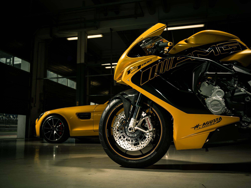 Illustration for article titled Happy Friday, Here's Some MV Agusta And Mercedes-AMG GT Porn